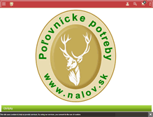 Tablet Screenshot of nalov.sk